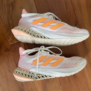 Adidas Women's Running 4D Fwd Pulse "White Flash Orange Peach GX2984  7
